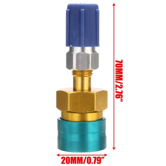 Zyutaosan 1Pc R1234Yf To R134A Low Side Quick Coupler Adapter Car Air Conditioning Kit Us