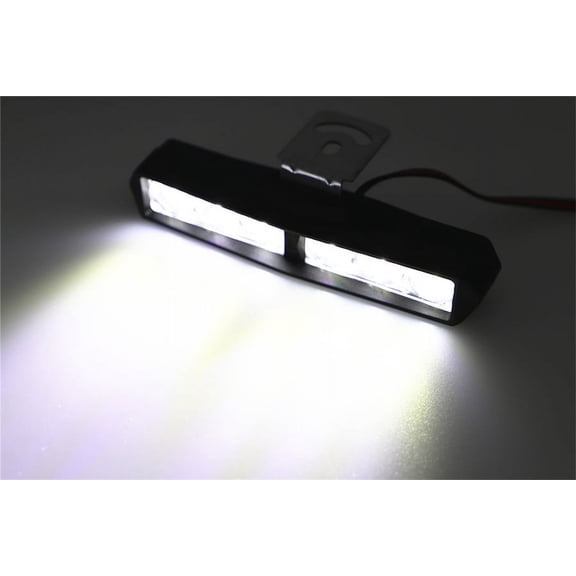 Zyutaosan 2Pcs Drl Flash 6Led Motorcycle Headlight Spotlights Auxiliary High Brightness Lamp Electric Vehicle Scooters Autocycle Modified Bulbs