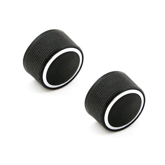 Zyutaosan 2Pcs Rear Control Knobs Audio Radio Fits For Escalade Enclave Tahoe Chevrolet Gmc