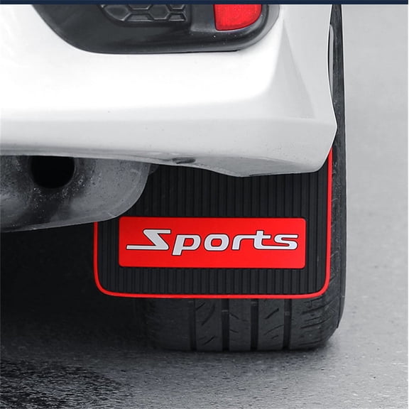 Zyutaosan 2Pcs Sports Universal Mud Flaps Mudflaps Splash Guards Fender Flares Front Rear For Car Pickup Suv Van Truck