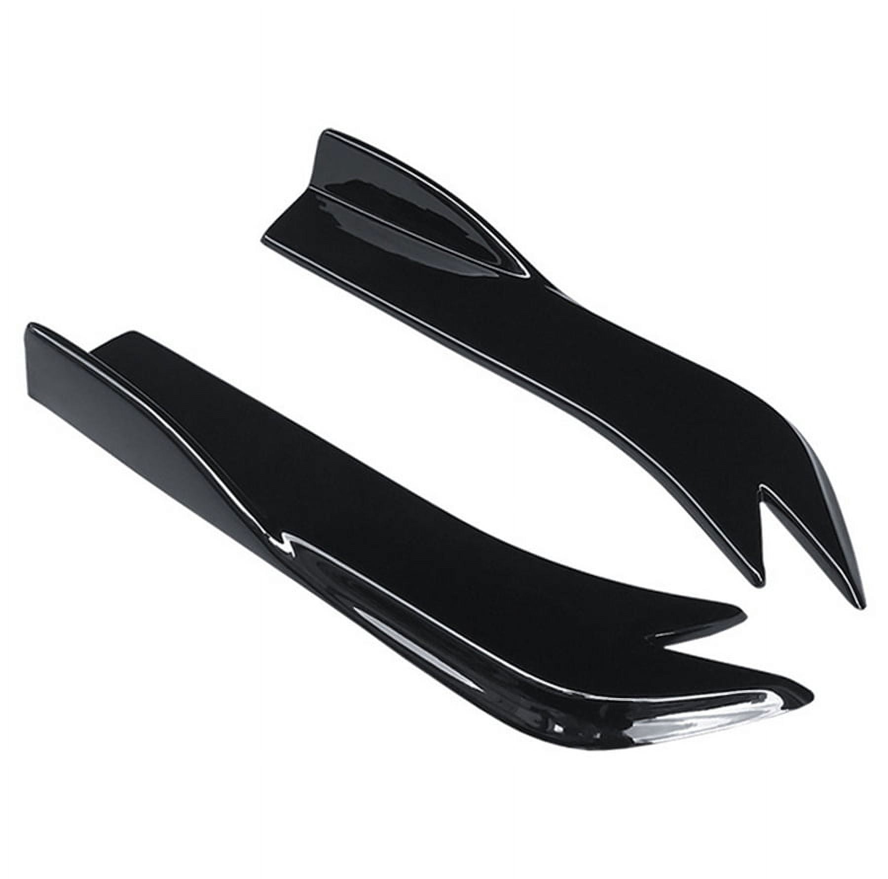 MZGDONGF 2 Pcs Car Rear Bumper Lip Spoiler For Acura Integra V 2022 2023 2024 2025, Rear Corner Rear Llip Diffuser Spoiler Side Fin Scratch Protector Car Accessories,Carbon Fiber