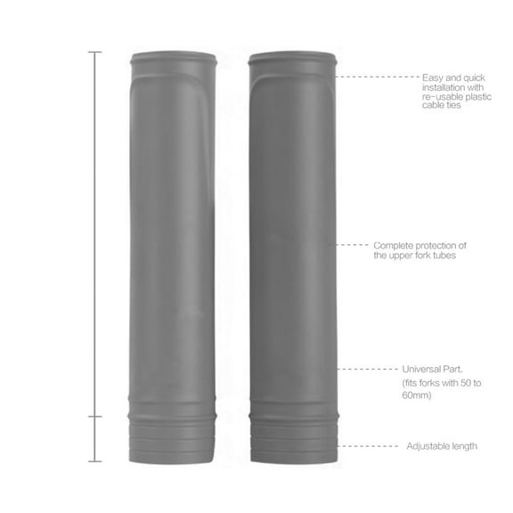 Zyutaosan 2Pcs Universal Motorcycle Fork Rubber Cover Shock Absorber Guard Protector For Ktm Sx Exc Xcf Xcw Xcfw Xc 125 150 250 350 450 530