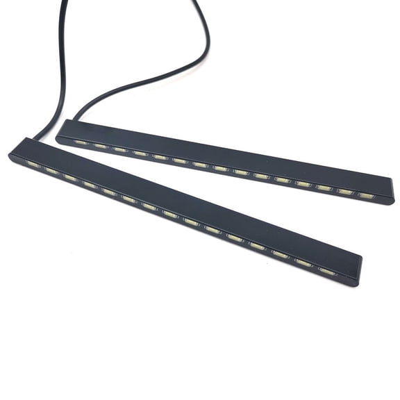 Zyutaosan 2X Ultra-Slim Car Truck Drl Led Fog Signal Light Daytime Running Lamp Waterproof