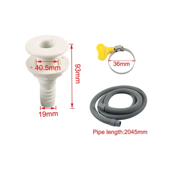 Zyutaosan 3/4 Inch Hose Bilge Pump Installation Kit For Boats All Bilge Pumps With A 3/4" Outlet
