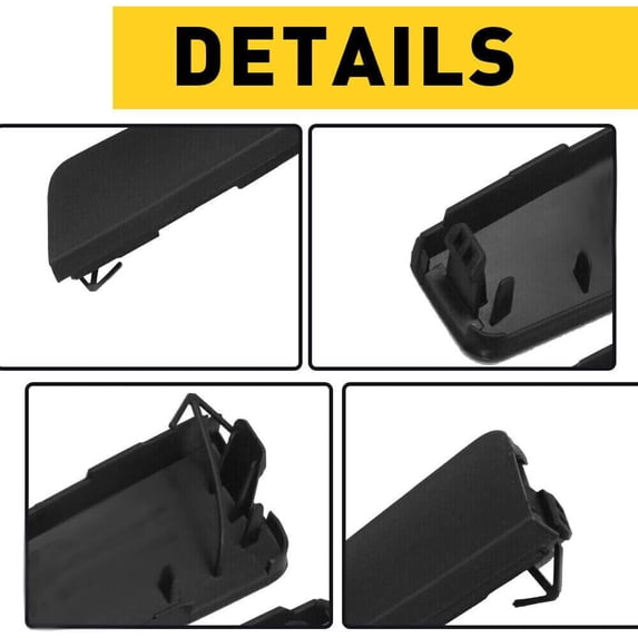 Zyutaosan 4Pcs Front Bumper Tow Hook Cover Cap For Toyota Rav4 Le 2019-23
