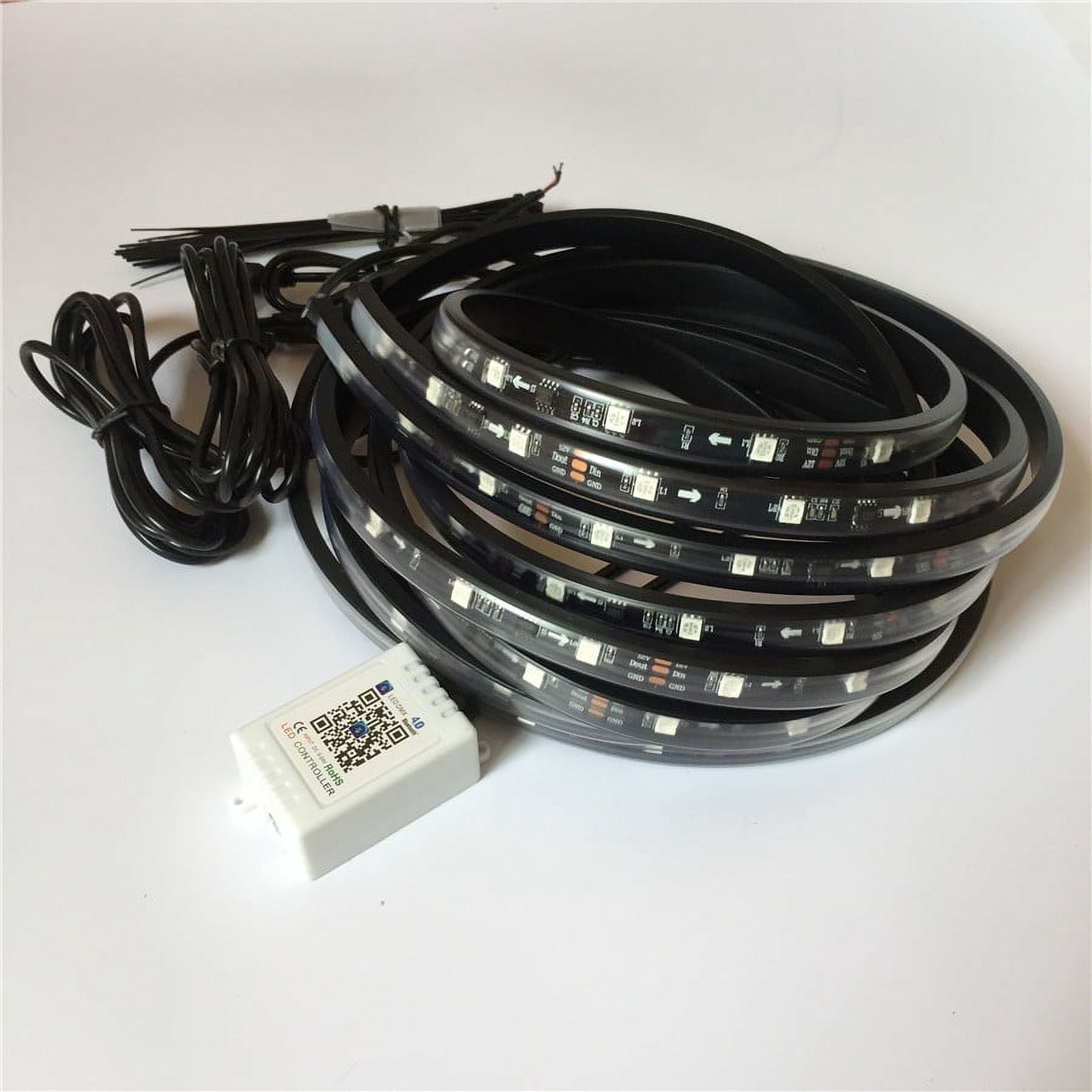 Zyutaosan 4X Flexible Colorful Chassis Lamp 5050 Smd Led Light Strip 210 Model App Control