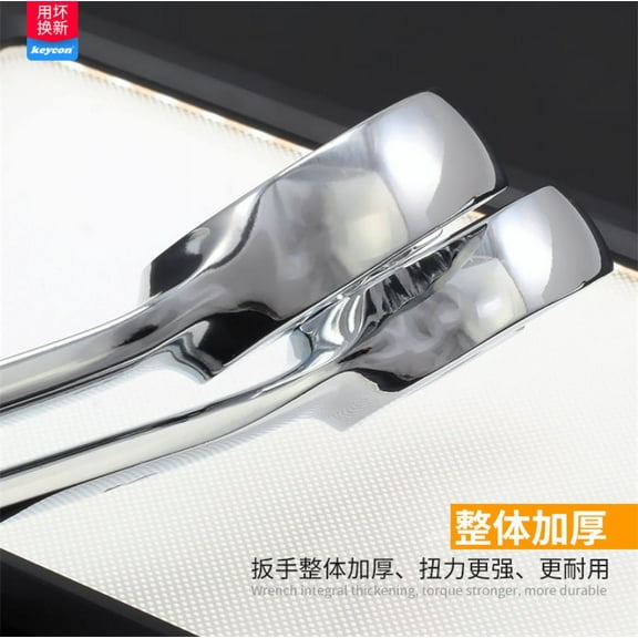 Zyutaosan 5 Pcs 6 Point Chrome Vanadium Steel Metric Flared Nut Spanner Wrench Set 9Mm - 18Mm