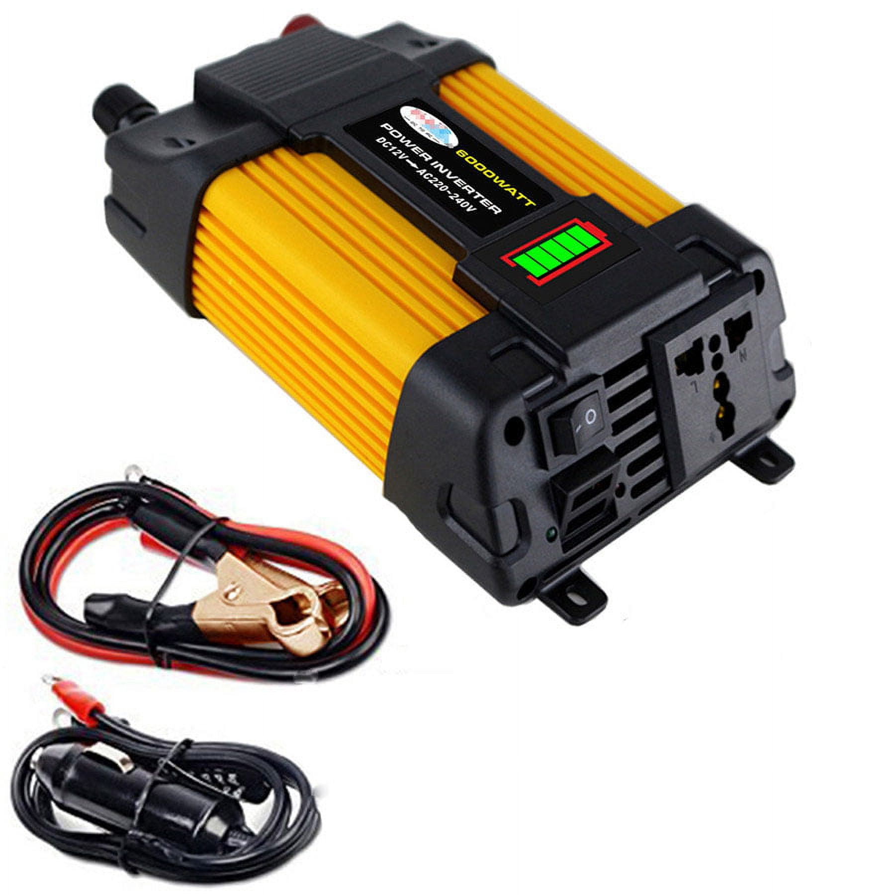 Zyutaosan 6000W Peaks Power 12V Dc To 110V 220V Ac Car Power Inverter Solar Converter