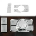 thumbnail image 1 of Zyutaosan 6Pcs Center Console Multimedia Button Cover Trim For Mercedes Benz E Class W212, 1 of 5