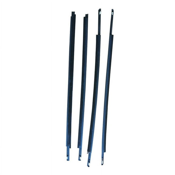 Zyutaosan 75720 47010 4Pcs Front Rear Window Weatherstrip Seal Outer Moulding Trims For Prius 2004 09