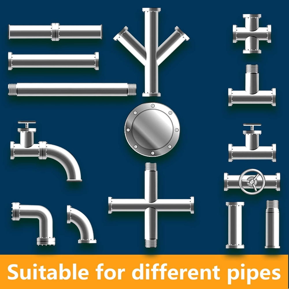 7-Piece Drain Cleaner Cutterhead Set - Spring Loaded Tools For Pipe Dredging And Unclogging 2 thumbnail image