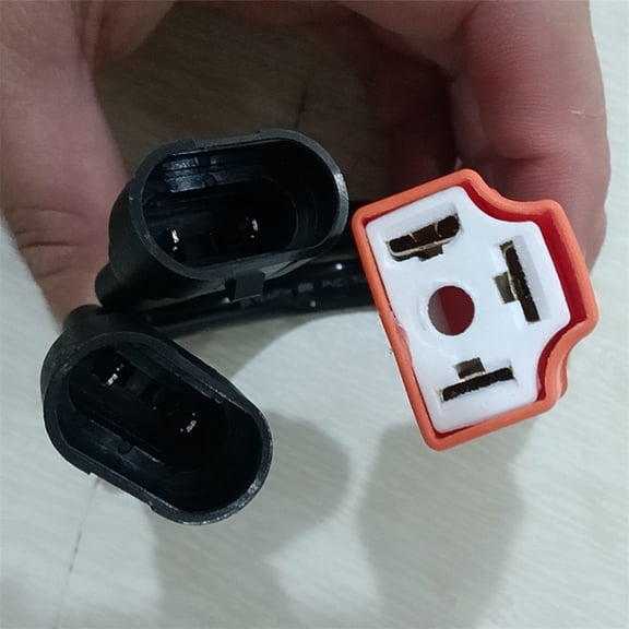 Zyutaosan 9006 / 9005 To H4 Headlight Bulb Conversion Sockets Harness 100W 2Pcs