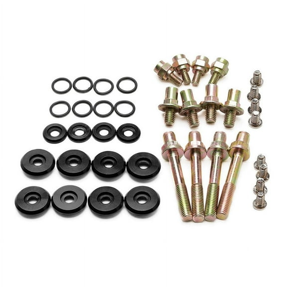 Zyutaosan Black Low Profile Engine Valve Cover Washer Bolts For Honda Acura B16 B17 B18