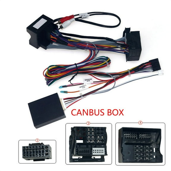 Zyutaosan Car 16Pin Power Wiring Harness Cable Adapter With Canbus For Bmw X3/E83 06-10 Install Aftermarket Android Stereo