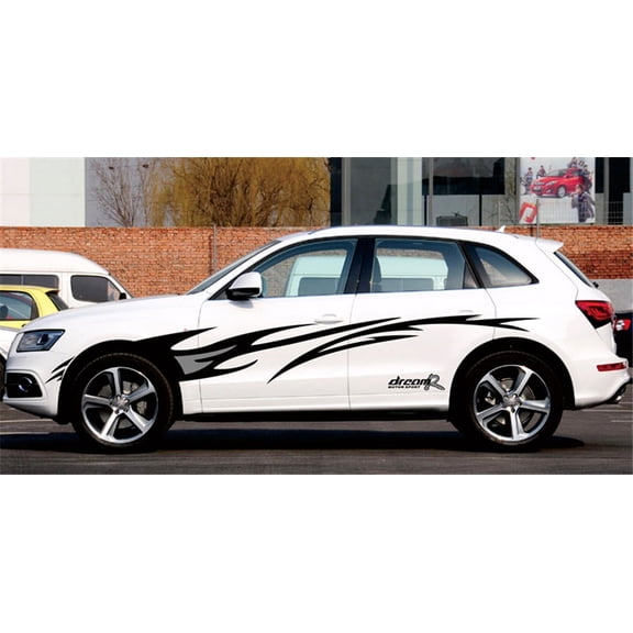 Zyutaosan Car Styling Dream-R Flame Graphics Design Automobile Accessories Car Body Decor Cover Decals