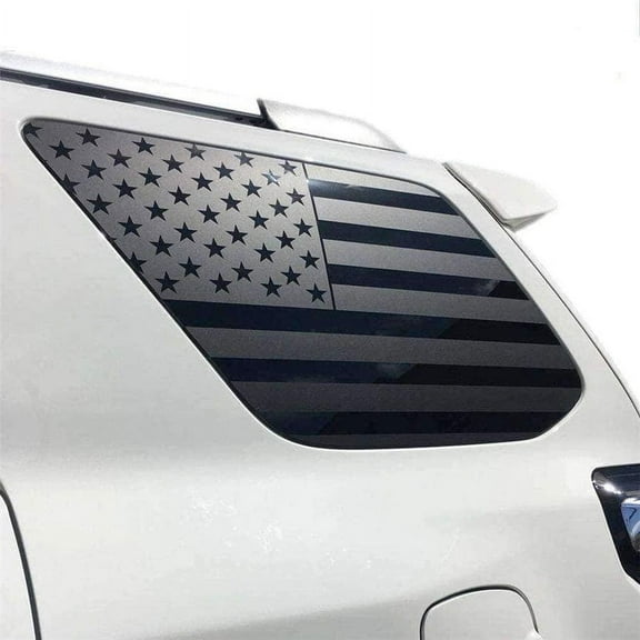 Zyutaosan Fits For 2010-2022 Toyota 4Runner American Flag Window Decal Sticker Precut
