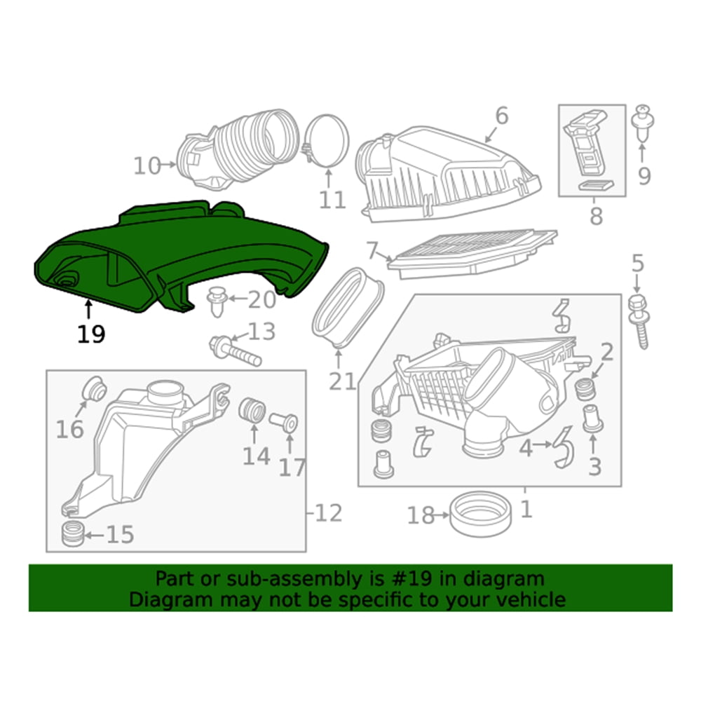 Zyutaosan For Honda Engine Air Intake Resonator 17243-RV0-A00 - Walmart.com
