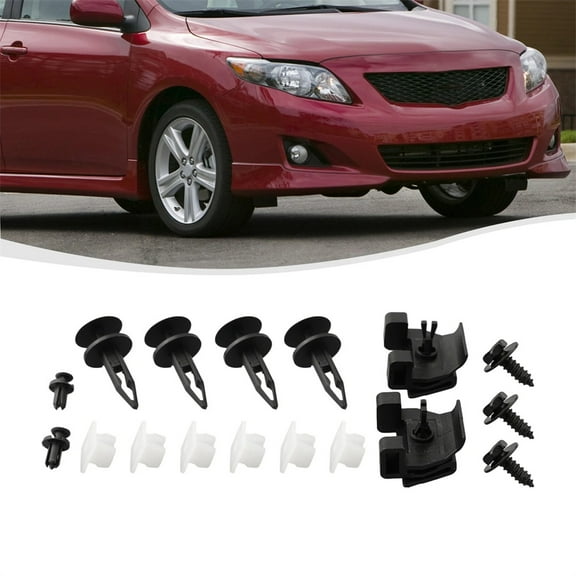 Zyutaosan Front Bumper Clips Kit For Toyota Corolla 2009-2019 17Pcs