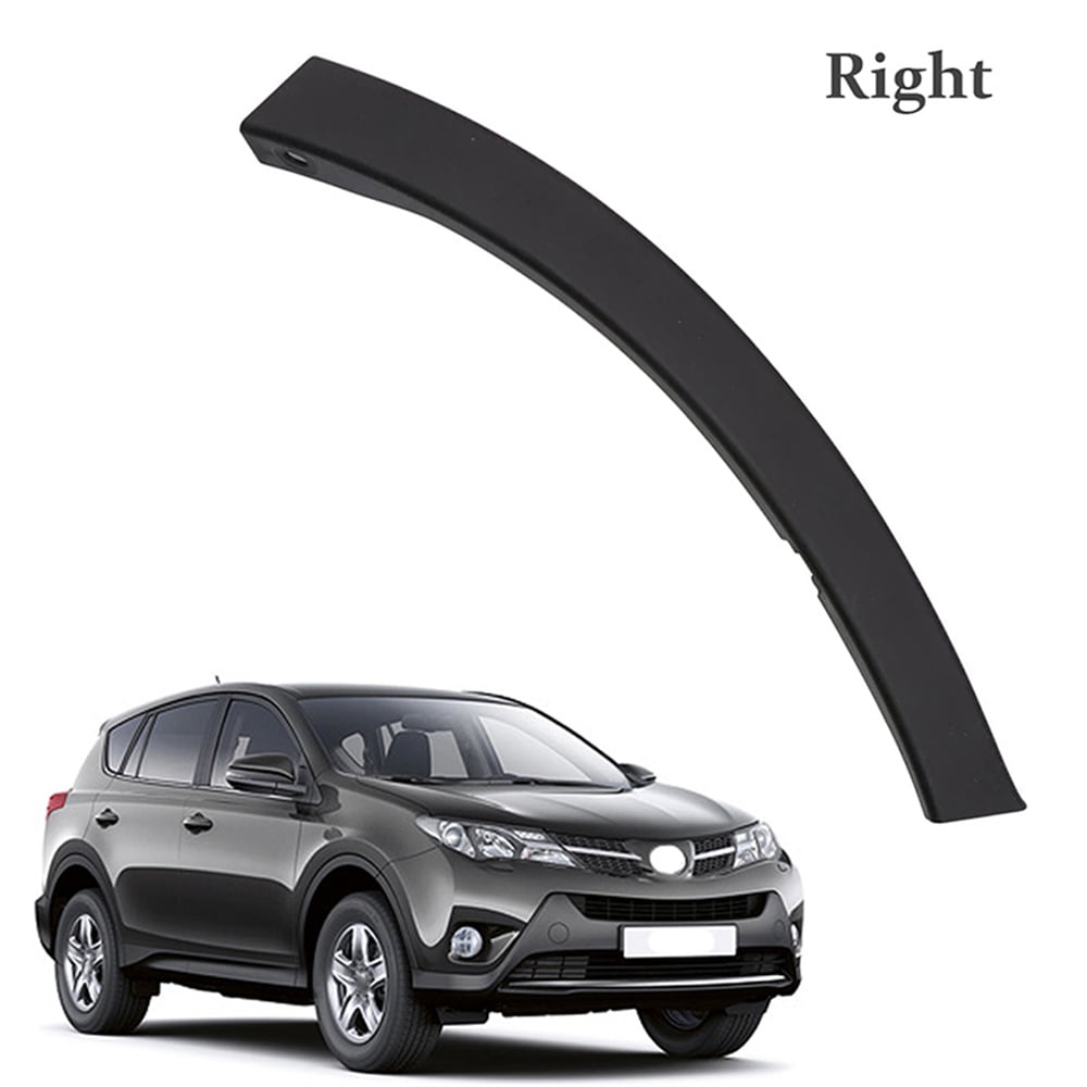 Orrdary 2-Piece Front Bumper Wheel Fender Molding Trim Set For Toyota RAV4 2013-2015 (Left + Right)