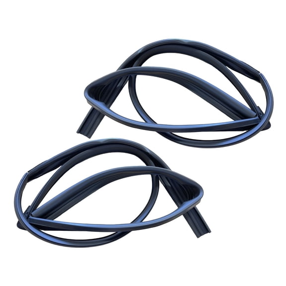 Zyutaosan Front Door Run Channel Weatherstrip Right & Left Set For HONDA CIVIC EK# 2D 3D 96-00
