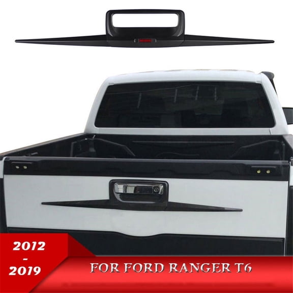Zyutaosan Item NameBack Door Molding Abs Plastic Matt Black Trunk Trim Tail Gate Rear Door Handle Cover For Ford Ranger 2012-2019 T6/T7/T8 Pickup 4*4