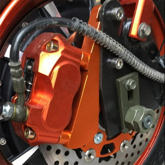 Zyutaosan Motorcycle Brake Caliper Front Rear Disc Brake Master Cylinder Adapter 82Mm Mounting 4 Piston Radial 220 200Mm For Yamaha Kawasaki Honda Radial Mount Caliper