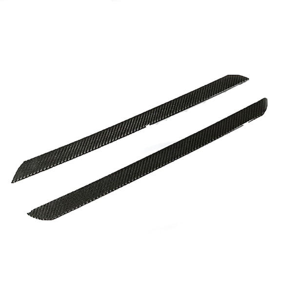 Zyutaosan Pair 60Cm Real Carbon Fiber Car Scuff Plate Door Sill Cover Panel Step Protector