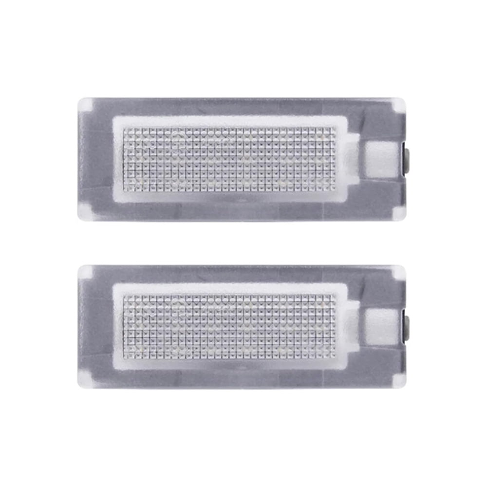 Zyutaosan Pair White LED License Plate Lights For Fiat Ducato Bus Box 2006-2020