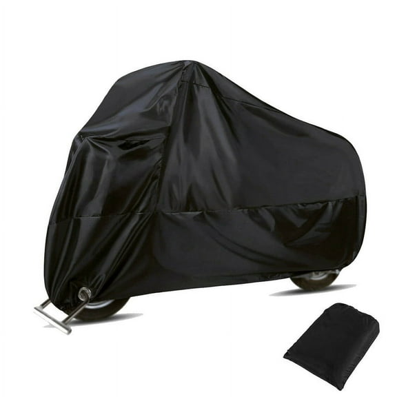 Zyutaosan Product: Xxxxl Motorcycle Cover Rain Dust Waterproof Protector Outdoor Black Color