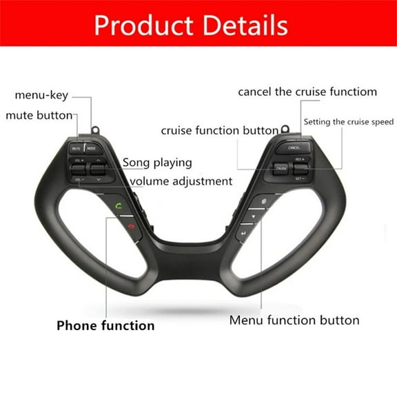 Zyutaosan Steering Wheel Cruise Control Switch For Kia K3 13-18 Forte 14-16 Cerato 2013 2014