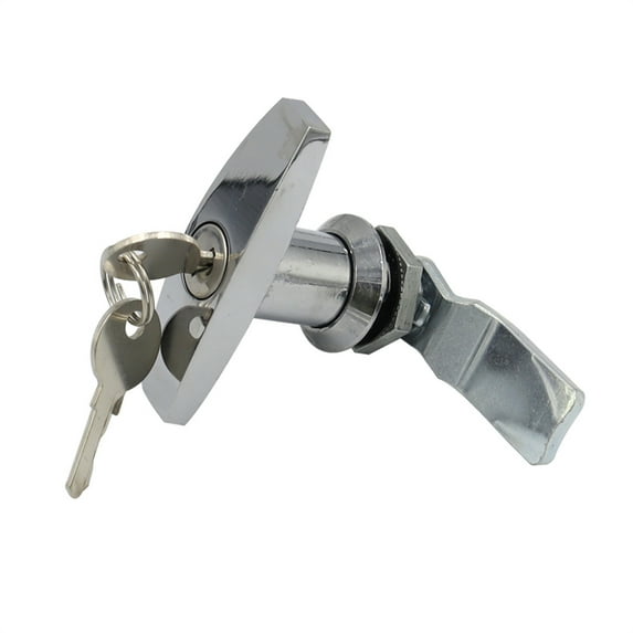 Zyutaosan T-Handle Door Cover Latch W/ Keys Lid Lock For Truck Rv Shell Camper