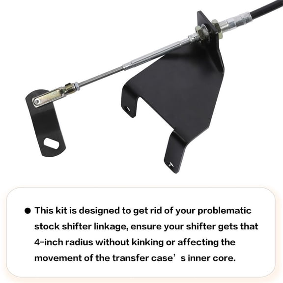 Zyutaosan Transfer Case Cable Shift Linkage Upgrade Heavy Duty For 97-06 Jeep Wrangler Tj