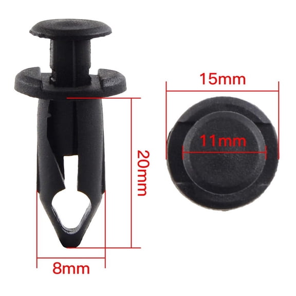 Zyutaosan Universal 100Pcs Atv 8Mm Rivet Fairing Body Trim Panel Fastener Screw Clips Plug Kit For Polaris Sportsman 550 850 Xp Rangers Rzr