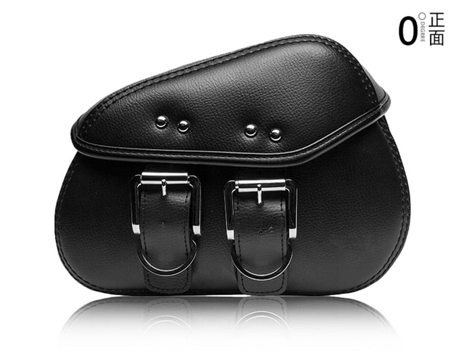 Zyutaosan Universal Pair Motorcycle Pu Leather Side Saddle Luggage Bags For Harley Davidson Sportster Xl