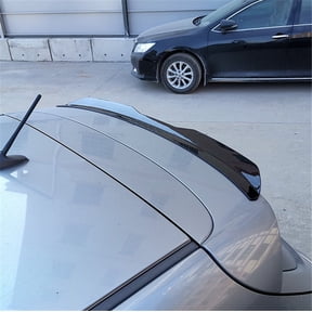 Zyutaosan Universal Rear Roof Lip Spoiler Wing Glossy Carbon Fiber Color Abs Decorate Strips Fit Hatchback Suv Mpv Rear Modified Spoilers Wing Top Roof Wing