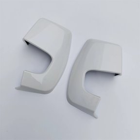Zyutaosan White Left & Right Wing Mirror Cover For Ford Transit Custom