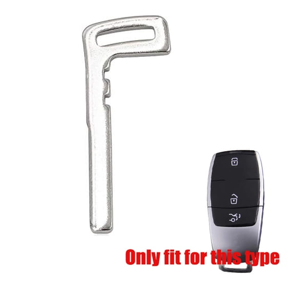 Zyutasoan Insert Small Key Blank Emergency Key Uncut For Mercedes S E G Class