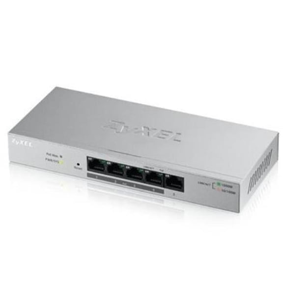 Zyxel 60W Fanless 8 Port GbE POE Plus L2 Web Managed Switch