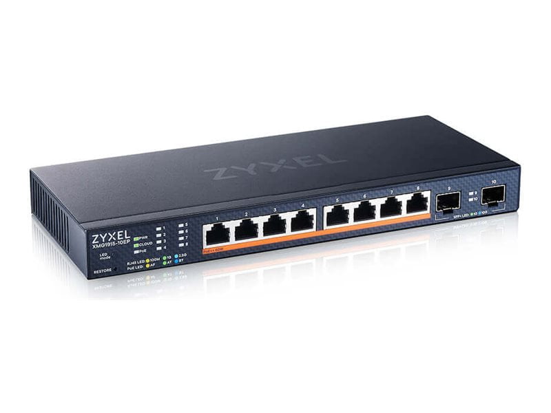 Zyxel 8-Port Multi-Gig 2.5G Smart Managed POE Swit