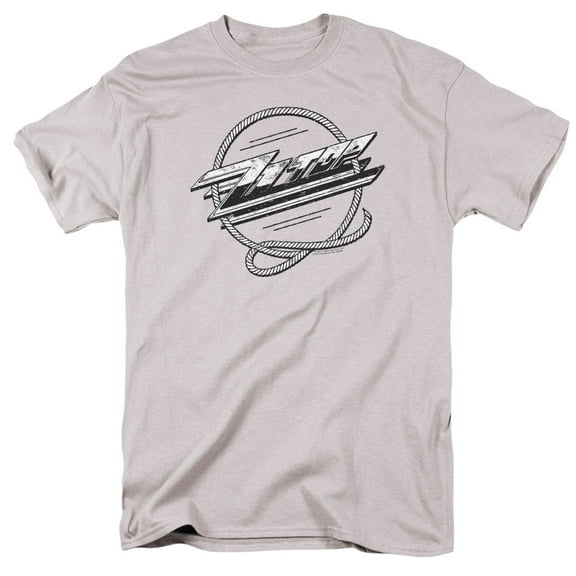 ZZ Top Roped S/S Adult 18/1 T-Shirt Silver