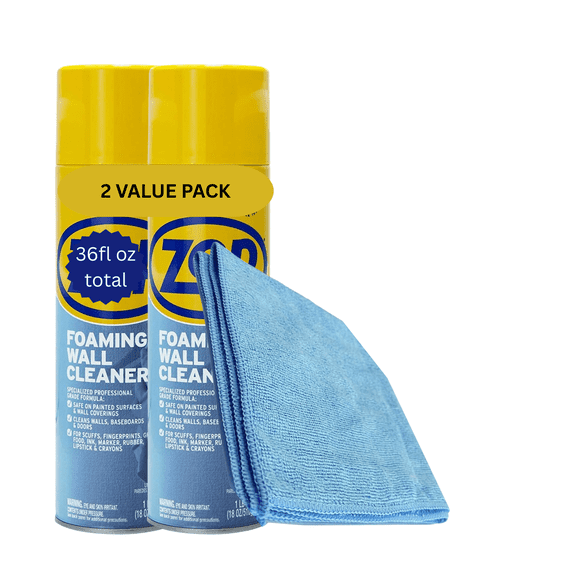 Zeep Foaming Wall Cleaner, Scrub Free Formula & Power Foam, 18 oz