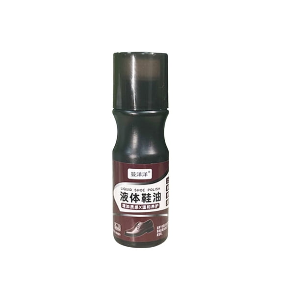 Zzbeans 100ml Liquid Shoe Oil, Leather Maintenance & Conditioning Oil with Lanolin, Colorless General Purpose Shoe Polish for Leather Shoes Clothing Care Cleaning Restoration, Brown