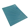 thumbnail image 1 of Zzbeans A5 Self Healing Cutting Mat, Double Sided Gridded Rotary Mat for Fabric and Paper, PVC Craft Cutting Board for Scrapbooking Quilting Sewing Desk Protection, Green, 1 of 3