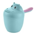 thumbnail image 1 of Zzbeans Baby Shampoo Rinse Cup, Infant Bath Shower Sprinkler Water Cup, KidsHair Wash Ladle for Gentle Rinsing Avoiding Eyes, Blue, 1 of 5