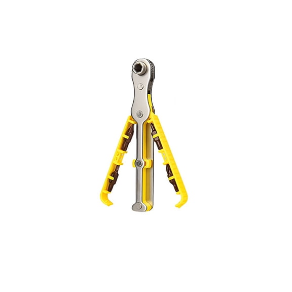Zzbeans Bi-directional Ratchet Screwdriver, Multi-function Forward Reverse Tight Space Wrench, Compact Ergonomic Tool for Professional DIY and Fastener Turning