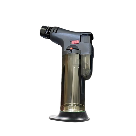 Zzbeans Butane Torch Lighter, High Temperature 1300C Windproof Refillable Gas Lighter, Adjustable Blue Flame Culinary Blowtorch for Kitchen Baking Camping BBQ Soldering
