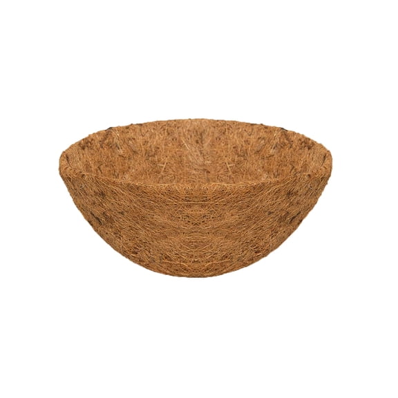 Zzbeans Coco Coir Hanging Basket Liners, Natural Coconut Fiber Planter Inserts Replacement Liner, Thick Biodegradable Pot Liners for Flower Pots Planters Indoor Outdoor Garden Decor