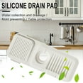 thumbnail image 1 of Zzbeans Faucet Splash Guard Pad, Kitchen Sink Splash Mat with Slope Drainage Design, Silicone Faucet Drip Tray for Bathroom Sink Countertop Protection, Beige, 1 of 7