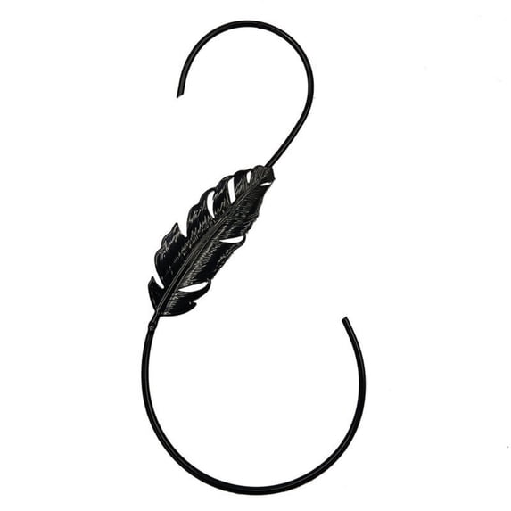 Zzbeans Heavy Duty S Hooks, 12 Inch Extra Large Outdoor Hanging Hooks for Garden, Long Rustproof S Hook for Bird Feeder Hanger Lantern Decor