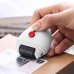 Zzbeans Identity Protection Roller, ID Address Blockout Security Pen for Confidential Documents, 2ml Refillable Anti-Theft Ink Roller for Mail Packages Envelopes, Privacy Protection Tool with Plastic